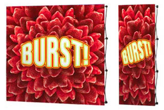 Burst Fabric Portable Displays